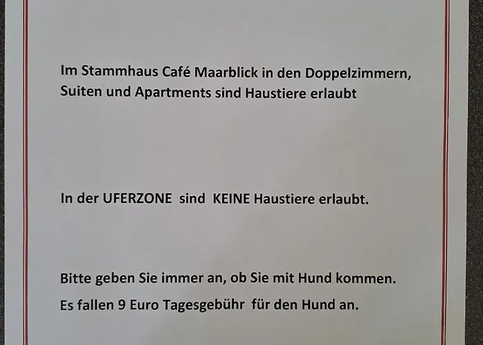 Hotel-ferienwohnungen Cafe Maarblick
